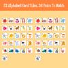 52 PCS Alphabet Memory Game, 26 Pairs Uppercase & Lowercase Letters Matching Game, Educational Early Learning Toy for Toddlers, Kindergarten, Kids 3+ view 2