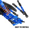 RCarmubWow RC Turnbuckles Camber Links Upgrades Part for 1/10 ECX 2WD Series RC Car,Alloy Adjustable Turnbuckle for Ruckus/Axe/Brutus/Circuit/AMP MT/AMP DB/AMP Crush/Torment,Navy Blue view 3