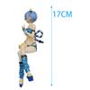 Anime Rem and Ram Figure, Demon Costume Model Rem & Ram Character Statue, PVC Collectible Desktop Decoration Gifts 17cm view 2