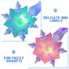 JOINPAYA 2Pcs Glow Snowflake Fairy Wand: Light Up Princess Wand with Sound for Girl Halloween Christmas Party Supplies, Princess Role Play Blue & Pink, 12.59 Inch view 2