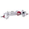 AR45P Offset Portal Axle with Constant Velocity Driveshift Two Servo Mount and Steering Rodfor for 1/10 RC Crawler Car SCX10 III (Front axle Silver) view 1