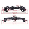 AR45P Offset Portal Axle with Constant Velocity Driveshift Two Servo Mount and Steering Rodfor for 1/10 RC Crawler Car SCX10 III (Front axle Silver) view 4