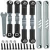 RCarmubWow RC Turnbuckles Camber Links Upgrades Part for 1/10 ECX 2WD Series RC Car,Alloy Adjustable Turnbuckle for Ruckus/Axe/Brutus/Circuit/AMP MT/AMP DB/AMP Crush/Torment,Titanium