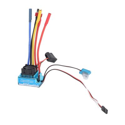 80A Brushless ESC, Electronic Speed Controller with Brake Power Regulation Aluminum Alloy Material for 1/10 RC Car Boat