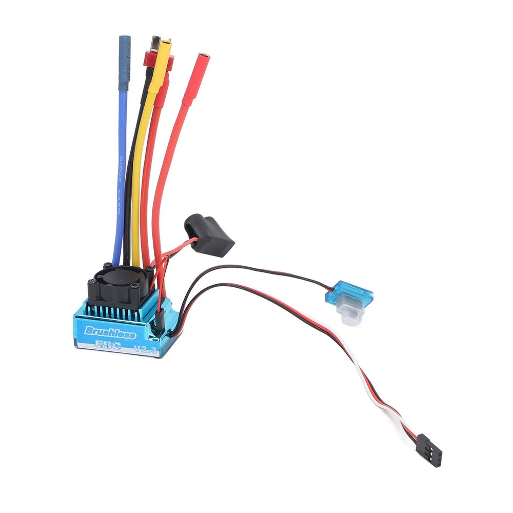 80A Brushless ESC, Electronic Speed Controller with Brake Power Regulation Aluminum Alloy Material for 1/10 RC Car Boat