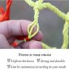 TZLGMDER Children's Climbing net Climbing Mesh Cargo Mesh Outdoor Indoor Mesh Colourful Rope Ladder Mesh Fence Decoration Mesh(2 * 5m(6.6 * 15.15ft)) view 2