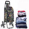 YFATUEO Shopping Trolley with Large Wheels Extra Large Shopping Trolley Shopping Aid 50 kg Load Capacity Shopping Trolley Stair Climbere for Supermarket Travel-Purple view 1