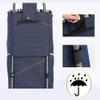 YFATUEO Shopping Trolley with Large Wheels Extra Large Shopping Trolley Shopping Aid 50 kg Load Capacity Shopping Trolley Stair Climbere for Supermarket Travel-Purple view 4