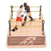 POENVFPO Clockwork Boxing Toy, Retro Windup Toy Interactive Boxing Hand Made Collectible Clockwork Toy Decorative Display for Wine Shops view 1