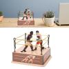 POENVFPO Clockwork Boxing Toy, Retro Windup Toy Interactive Boxing Hand Made Collectible Clockwork Toy Decorative Display for Wine Shops view 4