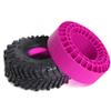 1.9 inch 120mm RC Crawler Tires 4 Pcs Built-in Low Center of Gravity Silicone Pads High Grip Mud Tires For 1/10 RC Crawler car TRX4 Axial SCX10 RC4WD D90 TF2 Redcat Gen8 Tamiya CC01 Axial%t029(pink) view 3
