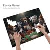 500PCS Jigsaw Puzzle for Adults Personalized Picture Puzzle Playing Poker Dogs Customized Wooden Puzzle for Family, Birthday, Wedding, Game Nights Gifts Animal Puzzle 20.4x15 inches view 4