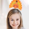 BESTYASH 3pcs Thanksgiving Turkey Headband Creative Headdress for Festive Parties Fun Photo Props for Boys and Girls and Adults Lightweight and Comfortable Wear view 2