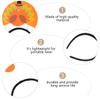 BESTYASH 3pcs Thanksgiving Turkey Headband Creative Headdress for Festive Parties Fun Photo Props for Boys and Girls and Adults Lightweight and Comfortable Wear view 4