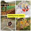 TZLGMDER Children's Climbing net Climbing Net, Stair Net, Colourful Decorative Mesh for Hammock Playground Decoration Sisal Rope Decorative Mesh(1 * 1m) view 2