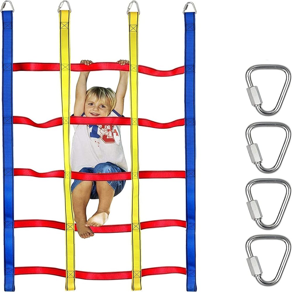 TZLGMDER Children's Climbing net Outdoor Climbing Net, Climbing Cargo Rope Ladder Net, Cargo Webbing Net for Daily Recreation and Sports