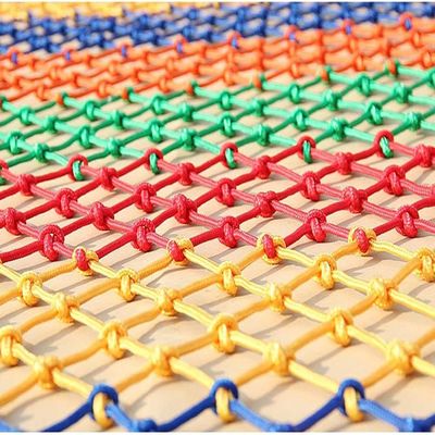 TZLGMDER Children's Climbing net Rope Mesh Stair Netting, Outdoor Climbing Netting, Colorful Cargo Netting for Hammock Fence Decoration(1 * 4m(3.3 * 12.12ft))