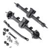 1/24th RC Crawler Car +4mm Extended Front and Rear Axles Set for Axial SCX24 Gladiator Deadbolt Bronco JLU C10 Upgrade Parts view 1
