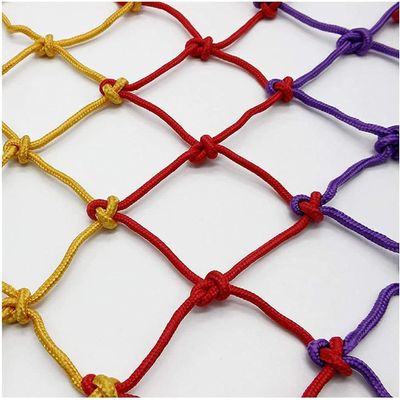 TZLGMDER Children's Climbing net Colourful Climbing Cargo Net Multi-Purpose Net Rope Ladder Net for Indoor and Outdoor Fence Decoration(1 * 4m(3.3 * 12.12ft))