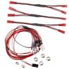 6Leds LED Light Headlights Taillight Kit Tail Light & JST Plug Splitter,JST Male Female Y Parallel Cable Harness Wire view 1