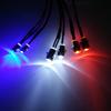 6Leds LED Light Headlights Taillight Kit Tail Light & JST Plug Splitter,JST Male Female Y Parallel Cable Harness Wire view 2