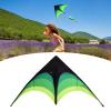 1.6m Long Prairie Triangle Kite, Extremely Easy to Fly Kite, Large Delta with Spiral Tail for Family Outdoor Games Beach Grass Park view 3