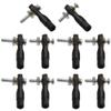 10PCS ShareGoo Plastic M2 Rod End 2.0 Ball Head Holder Tie Rod Ends w/Screws for RC Model Car Boat Airplane Helicopter Crawler (Style A) view 2