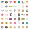 100pcs Christian Stickers,Bible Stickers,Motivational Kid Sticker Christian Gifts for Women Inspirational Sticker view 3