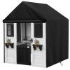 tonhui Outdoor Kids Playhouse Cover, 43" L x 47" W x 55" H Waterproof Cover for Backyard Wooden Playhouse, Heavy Duty Oxford Fabric All-Weather Protection with Zipper view 1