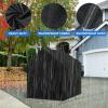 tonhui Outdoor Kids Playhouse Cover, 43" L x 47" W x 55" H Waterproof Cover for Backyard Wooden Playhouse, Heavy Duty Oxford Fabric All-Weather Protection with Zipper view 2