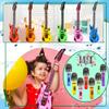 33 Pack Inflatable Rock Star Toy Set Include 18 Pcs Inflatable Guitar Bulks 15 Pcs Blow up Microphone and 1 Pcs Red Air Pump for Kids Birthday Party Decoration 80s 90s Musical Party Favors view 3