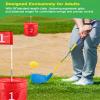 Backyard Golf Game Clubs Set of 2 for Adults - 36 Standard Length Size with Plastic Oversized Club Head, Perfect for Outdoor, Beach, Lawn, and Social Fun view 3