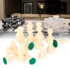 32 Pcs Chess Pieces Only, Chessmen Game Set Chess Stic Chessmen Set International Chess Game Complete Chessmen Set Blackwhite (Medium King Height 64mm) view 2