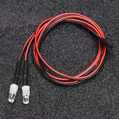 2PCS RC Car Led Light,5mm RC Headlight RC Car Upgr 2PCS RC Led Light Kit, Children for Kids for Car Toys (No. 10 Colored Light)