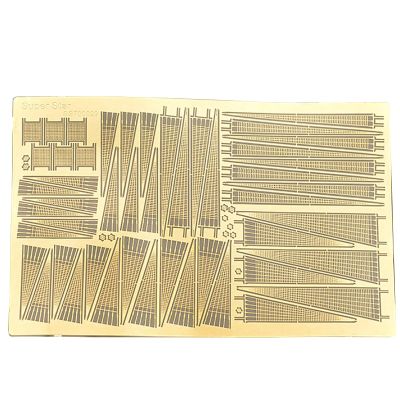 Model Ship Etching 1/700 Scale Precision Etched Ship Model Ladder Set Soft Ladders & Ropes for DIY Assembly and Upgrades