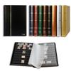 Prophila Collection 64 Black Pages Stamp Album Insert Book Padded Black Cover view 1