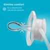 Smilo Baby Christmas Pacifier - 3 Pack of Slimline Dummies for Babies from 9+ Months - 100% Silicone Glow in The Dark Binky BPA Free - Christmas Time view 4