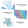 1 Set Angel Wings Halloween Fairy Wings Star Performance Wings Fairy Wing Cape Halloween Birthday Role Play Birthday Fairy Wand Stick Kids Kits Child Little Girl Fabric/2325 view 2