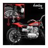 1:18 Model for:1972 XR750 Racing Bike Motorcycle Bike Diecast Gift Collection view 2