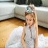 LUV HER Frozen-Themed Princess Crown & Wand Set - 8 Pack Includes 4 Tiaras & 4 Wands - Stunning ICY Blue & Silver Design - Lightweight & Comfortable - Dress-Up, Parties & Gifts - Ages 3+ view 3