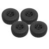 4pcs 110mm RC Tires, 12mm Hex Rubber Wheel for 1/10 Short Course Trucks, Compatible with Slash Arrma view 2