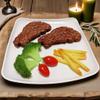 12pcs Fake Steak Model Set,2 pcs Fake Steak with Fake Broccoli Slice, Fake Tomato and Fake Fries,Simulation Food,Realistlike Steak, Fake Cooked Roast Beef,Photography Meat Props,Artificial Steak view 3