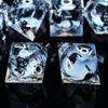 Froggod Liquid Core Cat DND Dice Set 7Pcs with Box- Sharp Edge D&D Dice with Gift Box, for Dungeons and Dragons RPG MTG D and D Role Playing Resin White view 3