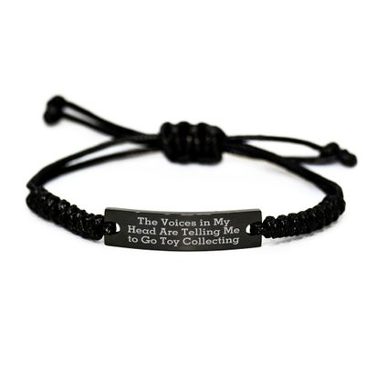Funny Toy Collecting Rope Bracelet Gifts for Men Women Friends Coworkers Family Christmas Unique Presents from Loved Ones