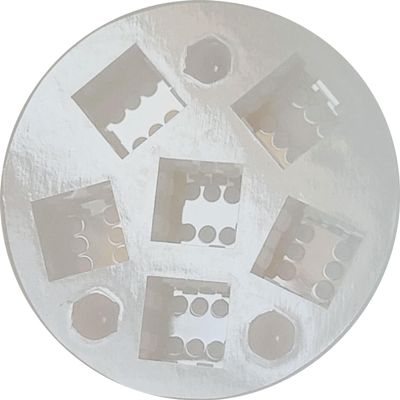19mm - Craps Casino Dice Mold - Platinum Silicone - Large Square Dice - Craps Dice Mold - Pips - Large Board Game Dice