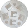 19mm - Craps Casino Dice Mold - Platinum Silicone - Large Square Dice - Craps Dice Mold - Pips - Large Board Game Dice view 1