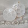 19mm - Craps Casino Dice Mold - Platinum Silicone - Large Square Dice - Craps Dice Mold - Pips - Large Board Game Dice view 2
