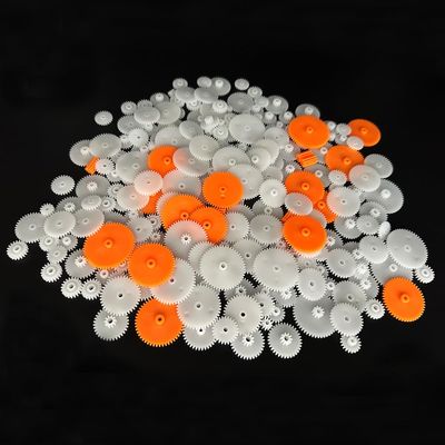 220PCS Module 0.5 Plastic Gears Singe Gear Double Gear Small Motor Gear for DC Motor RC Car Robot Gear Replacement DIY Model Toys Electric Motor Gears