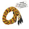 BackBayRC - 28in 20awg Male/Female w/Clip Universal Servo Extension - 5 Pack view 1