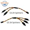 BackBayRC - 6in 20awg Universal Servo 2X / 3X Splitter - 5 Pack view 2